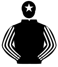 BLACK, black & white striped sleeves, white star on cap                                                                                               