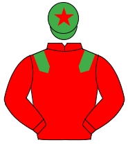 RED, emerald green epaulettes, emerald green cap, red star                                                                                            