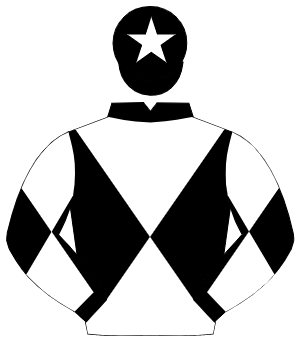 BLACK & WHITE DIABOLO, white star on cap