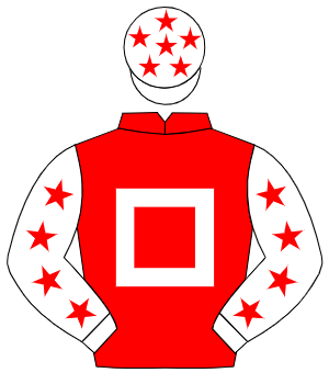 RED, white hollow box, white sleeves, red stars, white cap, red stars