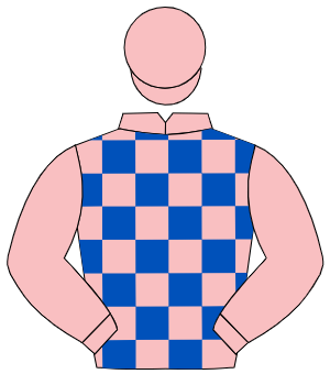 PINK & ROYAL BLUE CHECK, pink sleeves & cap