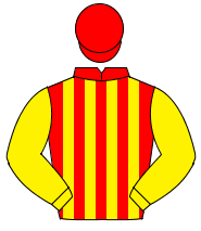 RED & YELLOW STRIPES, yellow sleeves, red cap                                                                                                         