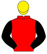RED, black sleeves, yellow cap                                                                                                                        