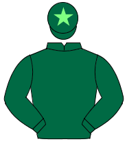 DARK GREEN, dark green cap, light green star                                                                                                          