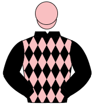 BLACK & PINK DIAMONDS, black sleeves, pink cap                                                                                                        