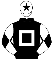BLACK, white hollow box, diabolo on sleeves, white cap, black star                                                                                    