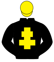BLACK, yellow cross of lorraine, yellow cap                                                                                                           