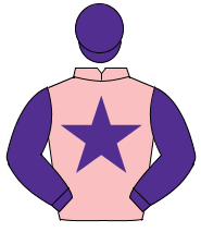 PINK, purple star & sleeves, purple cap                                                                                                               