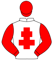 WHITE, red cross of lorraine & sleeves, red cap                                                                                                       
