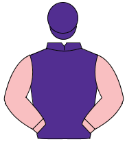 PURPLE, pink sleeves, purple cap                                                                                                                      