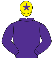 PURPLE, yellow cap, purple star