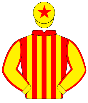 RED & YELLOW STRIPES, yellow sleeves, red seams, yellow cap, red star                                                                                 