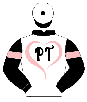 WHITE, pink heart, black 