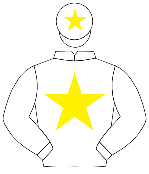WHITE, yellow star, yellow star on cap
