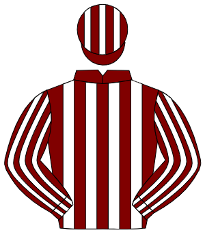 MAROON & WHITE STRIPES